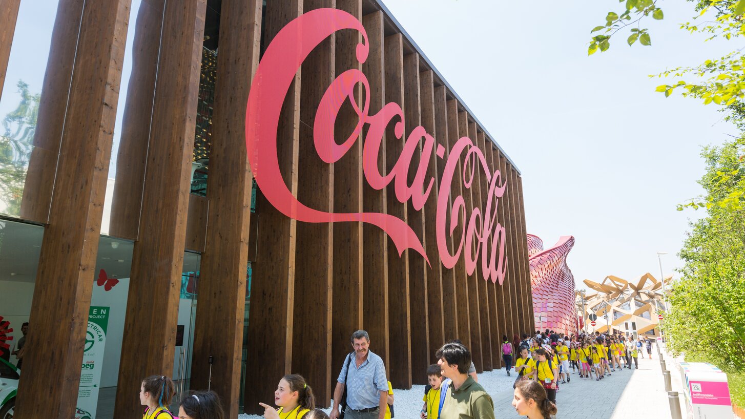 Struttura in legno per Coca-Cola all'Expo 2015 | © LignoAlp
