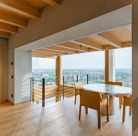 Erweiterung eines Gehöfts in Holzbauweise in Bergamo | © SMV Costruzioni srl